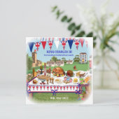 Feierabend Einladung zur Krönung (Stehend Vorderseite)