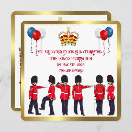 Feierabend Einladung zur Krönung (Vorne/Hinten)