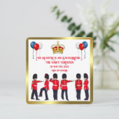 Feierabend Einladung zur Krönung (Stehend Vorderseite)