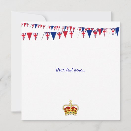 Feierabend Einladung zur Krönung (Rückseite)