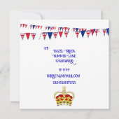 Feierabend Einladung zur Krönung (Rückseite)