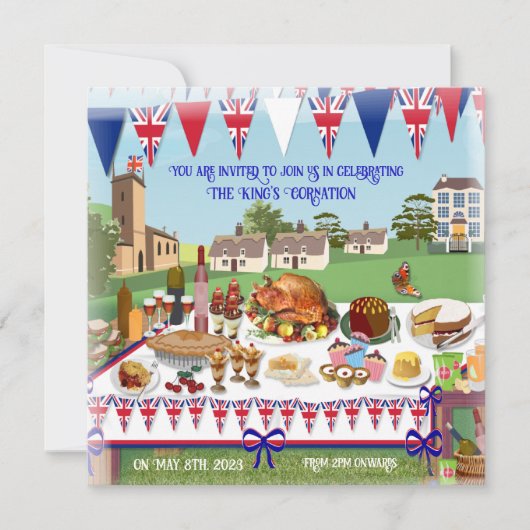 Feierabend Einladung zur Krönung (Vorderseite)