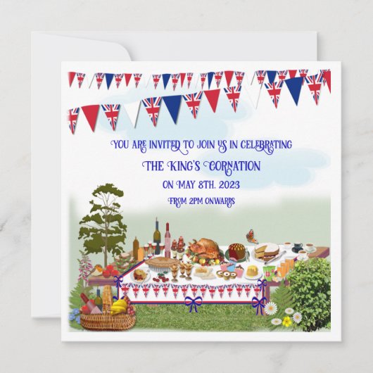 Feierabend Einladung zur Krönung (Vorderseite)