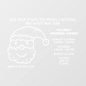 Feierabend Fensteraufkleber (Blatt)