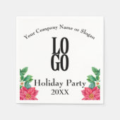 Feierabend für Firmen- oder Firmenkunden-Logos Serviette (Vorderseite)