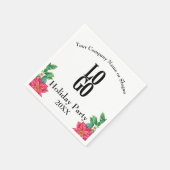 Feierabend für Firmen- oder Firmenkunden-Logos Serviette (Ecke)