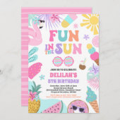 Feierabend im Sun Tropical Beach Einladung (Vorne/Hinten)