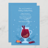 Feierabend mit heißem Apfel und Schnee Einladung (Vorne/Hinten)