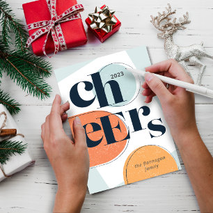 Feierabend Neues Jahr Moderne Arch Holiday Card Feiertagskarte