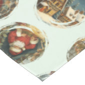 Feierabend Tischtuch - Weihnachtsabend Tischdecke (Schrägansicht)