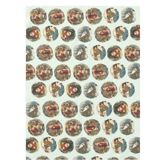 Feierabend Tischtuch - Weihnachtsabend Tischdecke (Vorderseite)