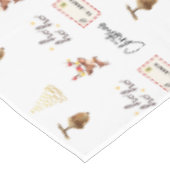 Feierabend Tischtuch - Weihnachtsabend Tischdecke (Schrägansicht)