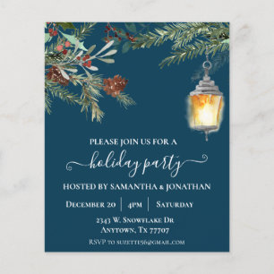 Feierabend Weihnachten Winter Pine Drop Flyer