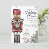 Feierabend Wohltätigkeit Veranstaltung Nutcracker Einladung (Stehend Vorderseite)