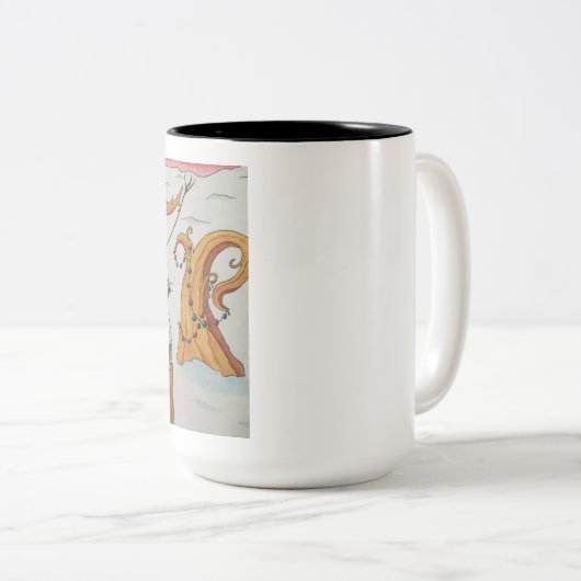 Feierabend Zweifarbige Tasse (VorderseiteRechts)