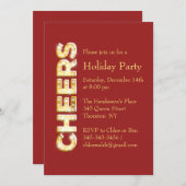 Feierabendveranstaltung Einladung (Vorne/Hinten)