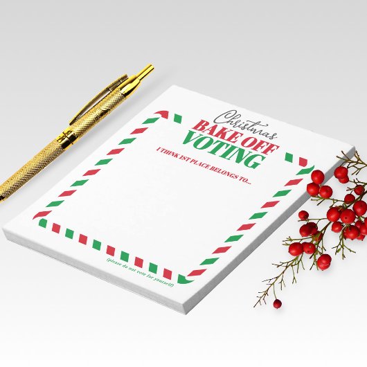 Feierabendwettbewerb Abstimmung Notepad Pack mit 4 Notizblock