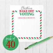 Feierabendwettbewerb Abstimmung Notepad Pack mit 4 Notizblock