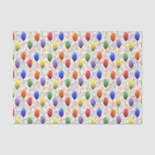 Feierballons Seidenpapier (Vorderseite)