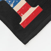 Feiere als wäre 1776 4. Juli George Washingto Fleecedecke (Ecke)