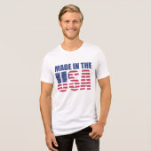 Feiere Amerika 250 #73 Tri-Blend Shirt (Vorderseite voll)