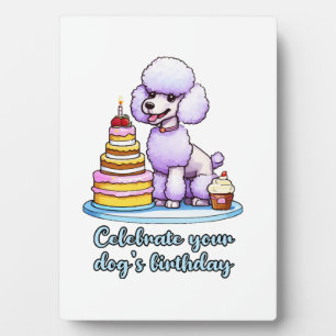 Feiere deinen Hund Geburtstag Fotoplatte
