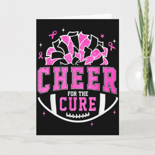 Feiere Für Die Brustkrebs-Bewusstseins-Cheerleader Karte
