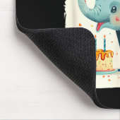 Feiere Groß Mit Diesem Glücklichen Geburtstag Elef Mousepad (Ecke)