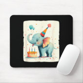Feiere Groß Mit Diesem Glücklichen Geburtstag Elef Mousepad (Mit Mouse)