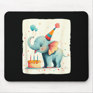 Feiere Groß Mit Diesem Glücklichen Geburtstag Elef Mousepad