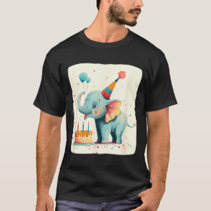 Feiere Groß Mit Diesem Glücklichen Geburtstag Elef T-Shirt