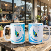 Feiere jeden Tag Bunte Cartoon Kaffeetasse