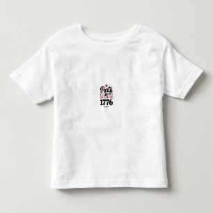 Feiere wie 1776 Lustiger 4. Juli USA-Shirt Kleinkind T-shirt