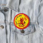 Feierjahr des Pferdes Chinesisches Neujahr Button (Beispiel)
