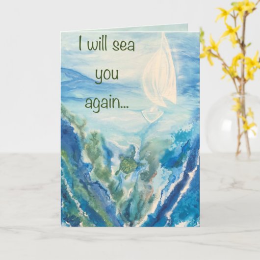 FEIERKARTE KARTE (Gelbe Blume)