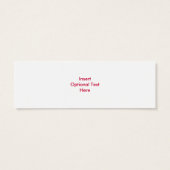 Feierlich - Dankeschön Card (Rückseite)