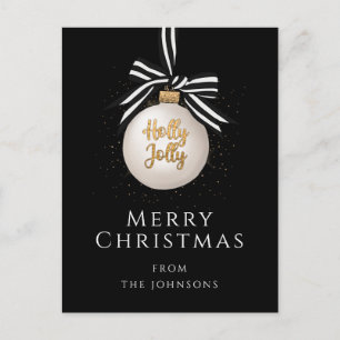 Feierlich frohe Weihnachtsbaumtage Postkarte