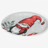 Feierlich gemütliche Weihnachtsfeier in Disgua Pappteller (Schrägansicht)