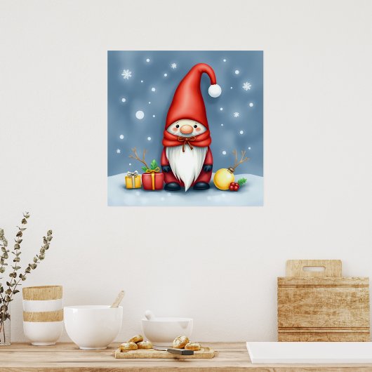 Feierlich gemütliche Weihnachtsfeier in Disgua Poster (Küche)