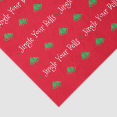 Feierlich Jingle Your Bells Seidenpapier (Ausschnitt)