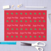 Feierlich Jingle Your Bells Seidenpapier (Handwerk)