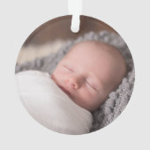 Feierlich Mein erstes Weihnachten als Nana Red Ornament (Rückseite)