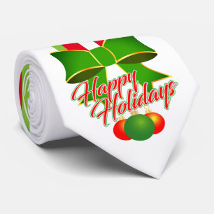 Feierlich mit Rot Weiß und Grün über glückliche Fe Krawatte