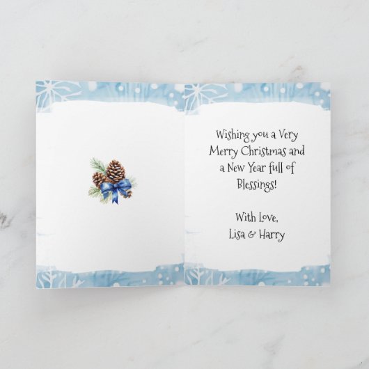 Feierlich Tiny Zuhause Weihnachten (Innenseite)