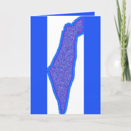 Feierliche יִ שְׂ רָ Israel י וֹ אֵ ל vorם Dankeskarte