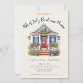 Feierliche 4. Juli Barbecue Picnic Einladung (Vorderseite)