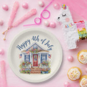 Feierliche 4. Juli Barbecue Picnic Pappteller (Party)