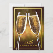 Feierliche 50-jährige Einladung (Vorderseite)