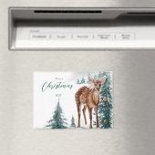 Feierliche Aktivität in einem Schneewald Magnet (In Situ (Geschirrspüler))