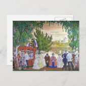 Feierliche Ansammlung, 1910 Postkarte (Vorne/Hinten)